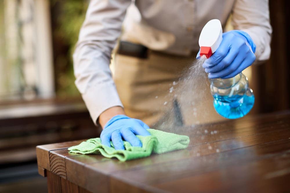 Illustrative commercial cleaning
